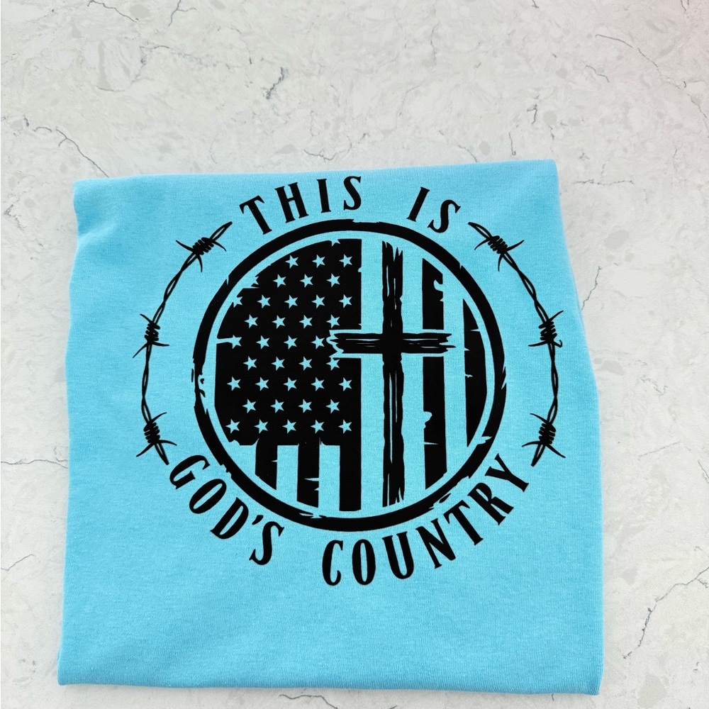 Gildan Light Blue Short Sleeve Tee